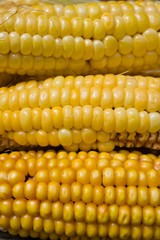 A bunch of fresh corn