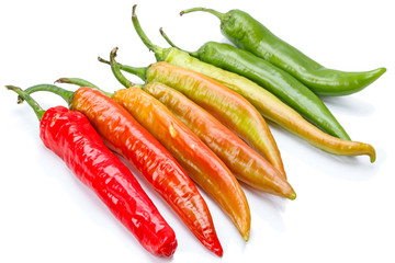 Eight pod hot peppers