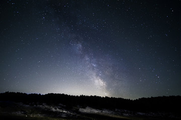 La voie lactée au dessus de Caussol