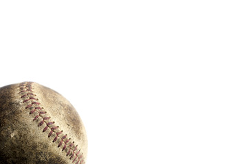 baseball ball on white background.