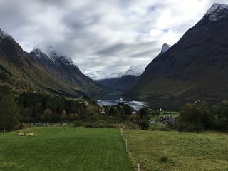 The Norang Valley and Hjørund Fjord of Norway