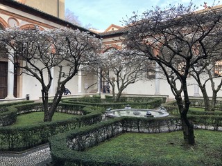 Il chiostro delle Rane a Santa Maria delle Grazie - Milano