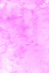 Fototapeta premium Art.Watercolor pink and violet paint background.