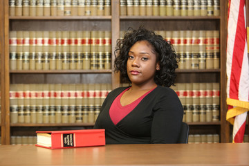 Justice and Equality, portrait of an African American woman professional, Civil Rights Lawyer