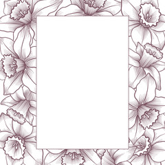 vintage vector floral composition