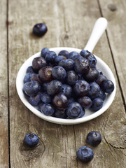 Fresh blueberries