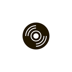 record icon. sign design