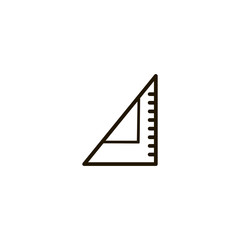 ruler icon. sign design