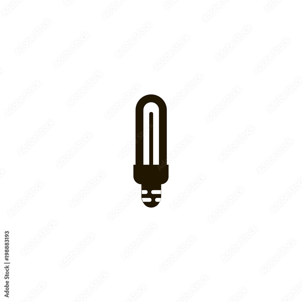 Poster lightbulb icon. sign design