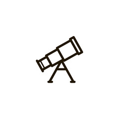 telescope icon. sign design