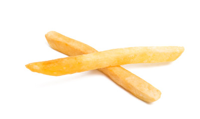 fried potatoes isolated