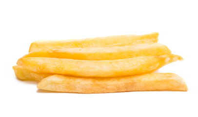 fried potatoes isolated