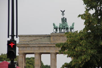 Quadriga auf dem Brandenburger Tor in Berlin © Angelika