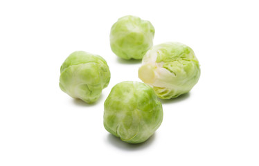 brussels sprouts isolated