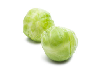brussels sprouts isolated