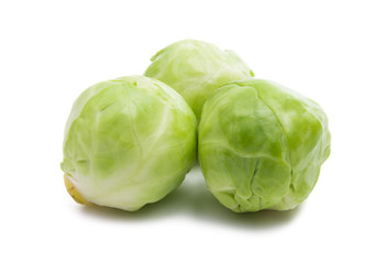 brussels sprouts isolated