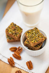 Healthy pumpkin brownies