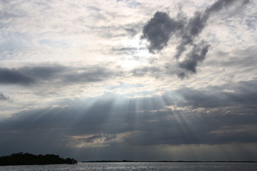 Great cloud with lovely sunshine 