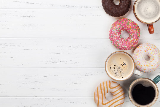 Coffee and donuts