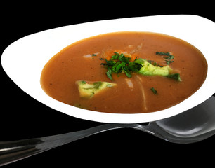 Tortilla Soup with Avacado