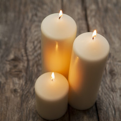 Fototapeta na wymiar décoration de bougies