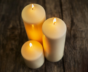 bougies flamboyantes 