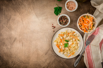 Chicken bulgur pilaf