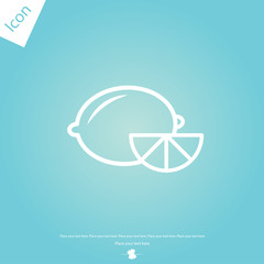 Lemon vector icon