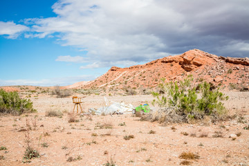 Rocky Desert Landscape Trails of Nevada