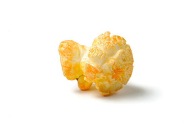 Popcorn isolated on white background