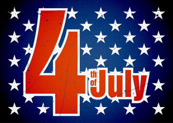 Fourth of july sticker