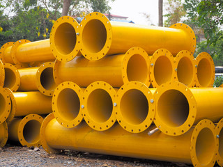 yellow water piping