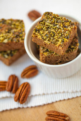 Healthy pumpkin brownies