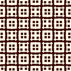 Contemporary surface texture with abstract building facade. Windows motif. Seamless pattern with squares and lines