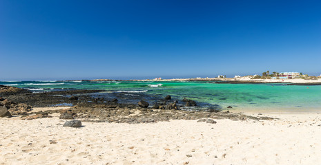 Traumbuchten an der Playa Marfolin bei El Cotillo auf Fuerteventura / Kanarische Inseln