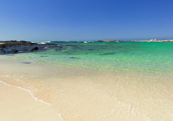 Traumbuchten an der Playa Marfolin bei El Cotillo auf Fuerteventura / Kanarische Inseln