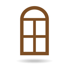 Window icon on white background.