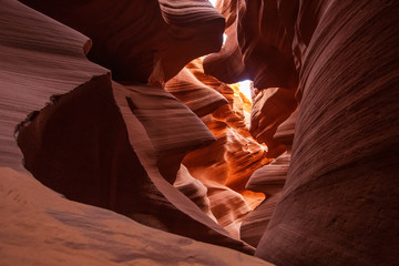Real images of the lower Antelope canyon in Arizona, USA