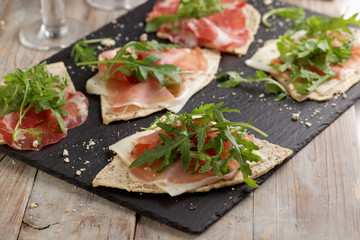 Sandwiches with Prosciutto