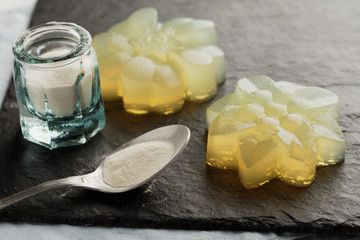 Agar agar citrus jelly dessert - 198901186