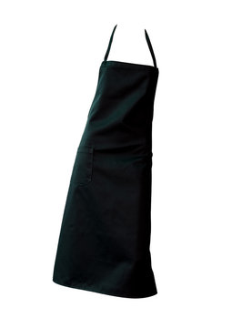 Black Apron Isolated On White