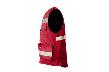 Red medical vest