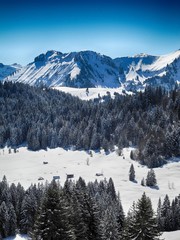 Winterlandschaft Berge