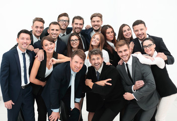 portrait professional a great business team.