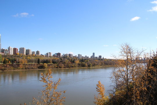 Autumn Scene From Emily Murphy Park, Edmonton, Alberta