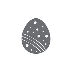 Easter egg icon. Simple element illustration. Easter egg symbol design template. Can be used for web and mobile