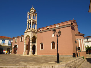 The Cathedral of the Three Hierarchs in the town of Skiathos, Skiathos Island, Greece