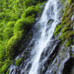 Cascada en la Reserva Orquideológica Pahuma