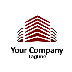 Fototapeta premium Skyscraper Logo Building Icon