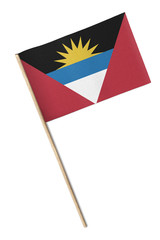 Antigua and Barbuda Small flag isolated on a white background